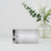 Visitekaartjes van staal (Staand voorkant)