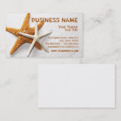 Visitekaartjes van Starfish (Voorkant / Achterkant)