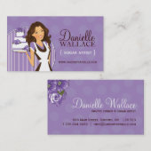 Visitekaartjes van suikerkunstenaars (Voorkant / Achterkant)