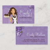 Visitekaartjes van suikerkunstenaars (Voorkant / Achterkant)