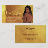 Visitekaartjes van Tanning Salon Slogans (Voorkant / Achterkant)