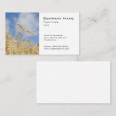 Visitekaartjes van tarweboeren (Voorkant / Achterkant)