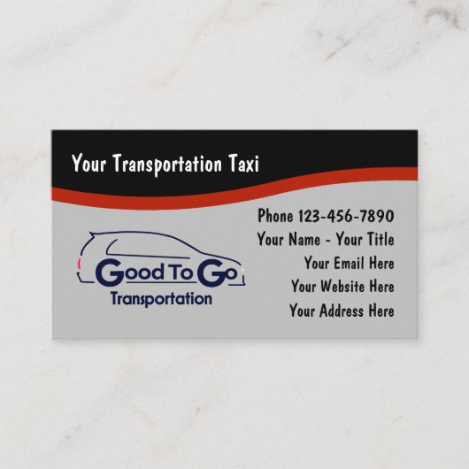 Visitekaartjes van taxi's (Voorkant)