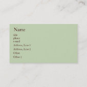 Visitekaartjes van tomatenPlant (Achterkant)