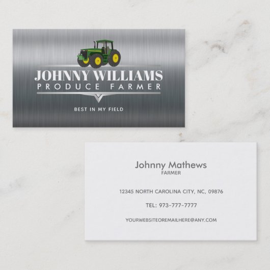 Visitekaartjes van trekkers (Voorkant / Achterkant)