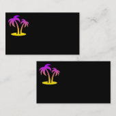 Visitekaartjes van Tropic Island (Voorkant / Achterkant)