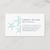 Visitekaartjes van tropische staarten | Aqua (Voorkant)