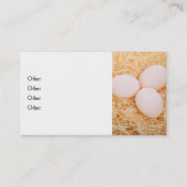Visitekaartjes van verse eieren (Achterkant)