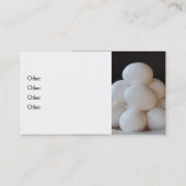 Visitekaartjes van verse eieren (Achterkant)