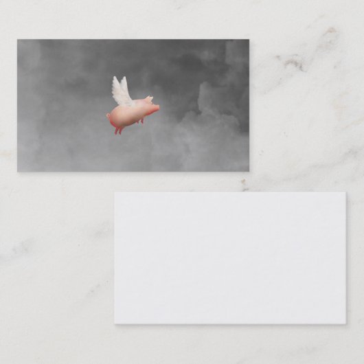 visitekaartjes van vliegende varkens (Voorkant / Achterkant)