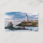 Visitekaartjes van vuurtoren van duiven (Achterkant)