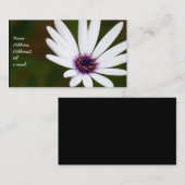 Visitekaartjes van White Daisy (Voorkant / Achterkant)