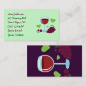 Visitekaartjes van wijn (Voorkant / Achterkant)