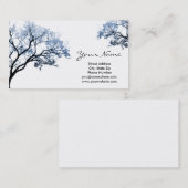 Visitekaartjes van winterbomen (Voorkant / Achterkant)