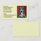 VISITEKAARTJES VAN ZAAIGOED VASTSTELLING VAN DOG (Voorkant / Achterkant)