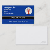 Visitekaartjes van zeehonden (Voorkant / Achterkant)