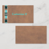 Visitekaartjes van Zuidwest-leder (Voorkant / Achterkant)