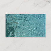 Visitekaartjes van zwembad (Achterkant)