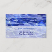 Visitekaartjes van zwembad (Achterkant)