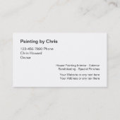 Visitekaartjes verfblikken (Achterkant)