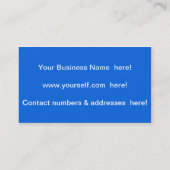 Visitekaartjes verlichtingsontwerper (Achterkant)