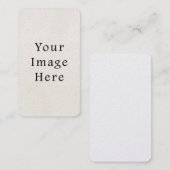 visitekaartjes Verticale persoonlijke kaart leeg (Voorkant / Achterkant)