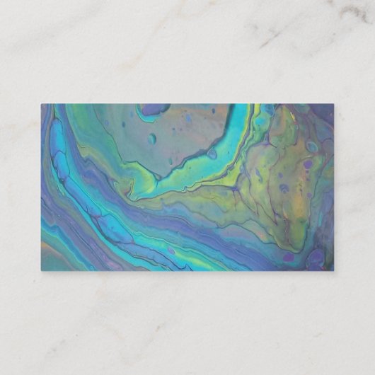 Visitekaartjes verven (Achterkant)