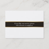 Visitekaartjes verwijderen (Achterkant)