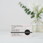 Visitekaartjes verwijderen (Staand voorkant)