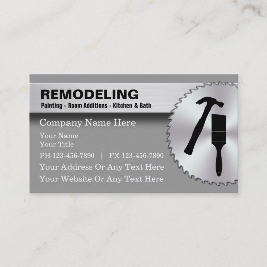 Visitekaartjes verwijderen (Voorkant)