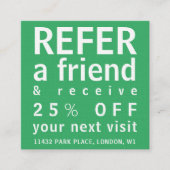 Visitekaartjes - Verwijs een Groen Licht van de Vr (Voorkant)