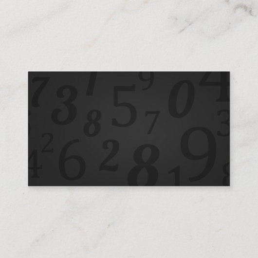 Visitekaartjes verzekeringsagent (Achterkant)