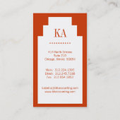 Visitekaartjes verzekeringsmakelaar (Achterkant)