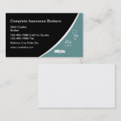 Visitekaartjes verzekeringsmakelaar (Voorkant / Achterkant)