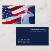 Visitekaartjes Veteranenzaken (Voorkant / Achterkant)