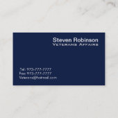 Visitekaartjes Veteranenzaken (Achterkant)