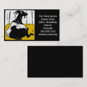 Visitekaartjes Victoriaans houtsnip geit (Voorkant / Achterkant)