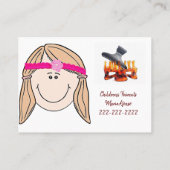 Visitekaartjes, Visitekaartjes van haircuts voor k (Achterkant)