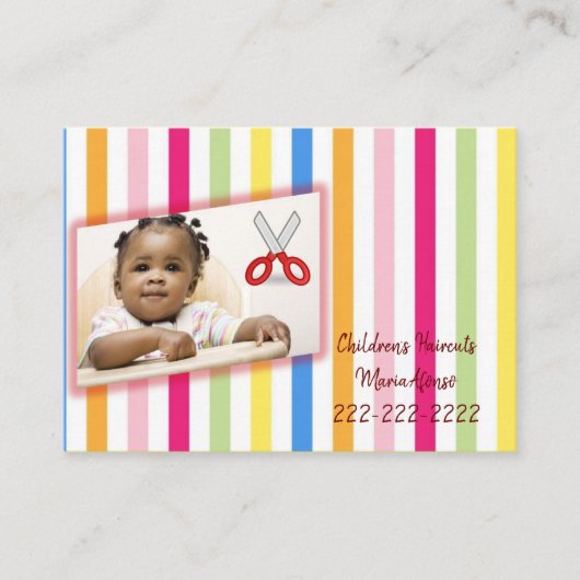 Visitekaartjes, Visitekaartjes van haircuts voor k (Voorkant)
