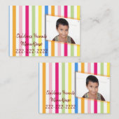 Visitekaartjes, Visitekaartjes van haircuts voor k (Voorkant / Achterkant)