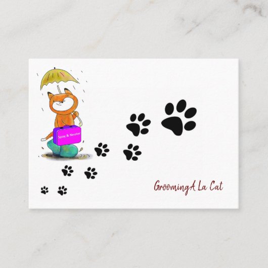 Visitekaartjes, Visitekaartjes voor het kweken van (Voorkant)