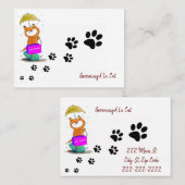 Visitekaartjes, Visitekaartjes voor het kweken van (Voorkant / Achterkant)