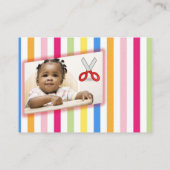 Visitekaartjes, Visitekaartjes voor kinderkapsel (Achterkant)