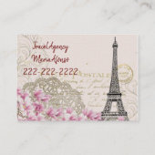 Visitekaartjes, Visitekaartjes voor reisbureaus (Achterkant)