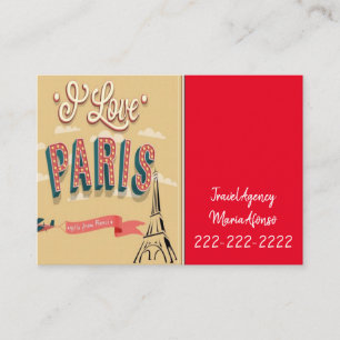 Visitekaartjes, Visitekaartjes voor reisbureaus