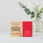 Visitekaartjes, Visitekaartjes voor reisbureaus (Staand voorkant)