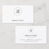 Visitekaartjes Voeg hier toe uploaden eigen Logo v (Voorkant / Achterkant)