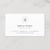 Visitekaartjes Voeg hier toe uploaden eigen Logo v (Achterkant)