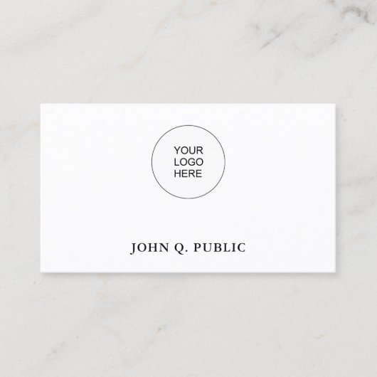 Visitekaartjes Voeg hier toe uploaden eigen Logo v (Voorkant)