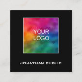 Visitekaartjes Voeg toe uploaden Uw Logo Moderne V (Voorkant)